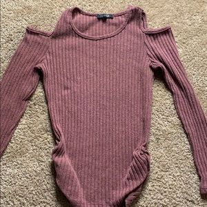 Cute Off the Shoulder Long Sleeve